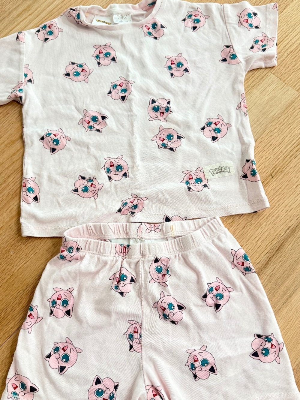 Zara Kids Matching Set – Size 6 (Pokémon Jigglypuff Print)